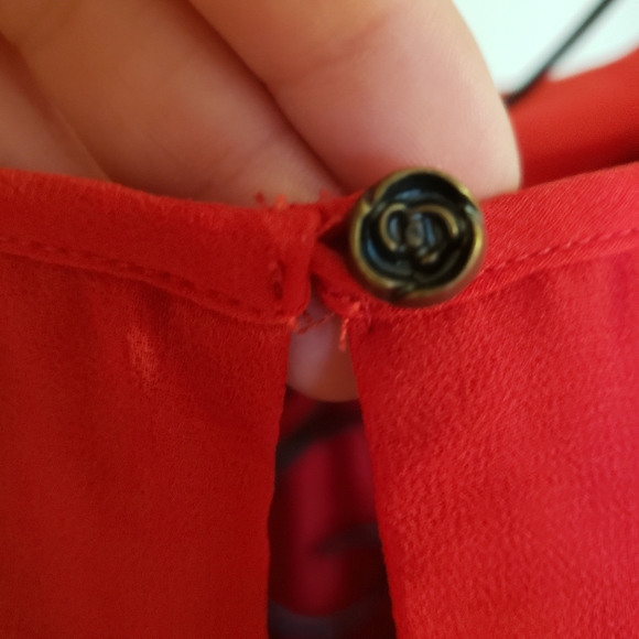 NWT Modcloth Red A-line dress - Picture 2 of 4